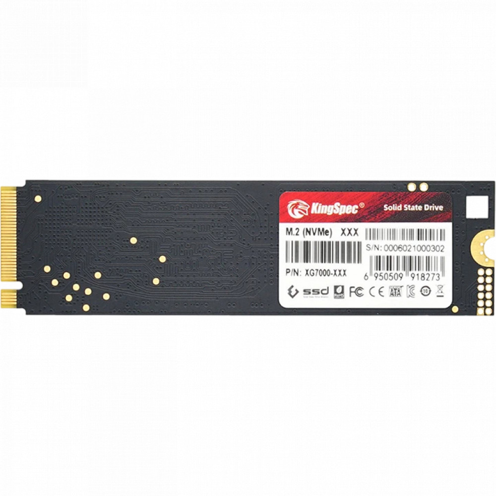 Жесткий диск KingSpec XG7000-4TB 542898 SSD (твердотельные), 4 ТБ, M.2, PCIe - миниатюра 3