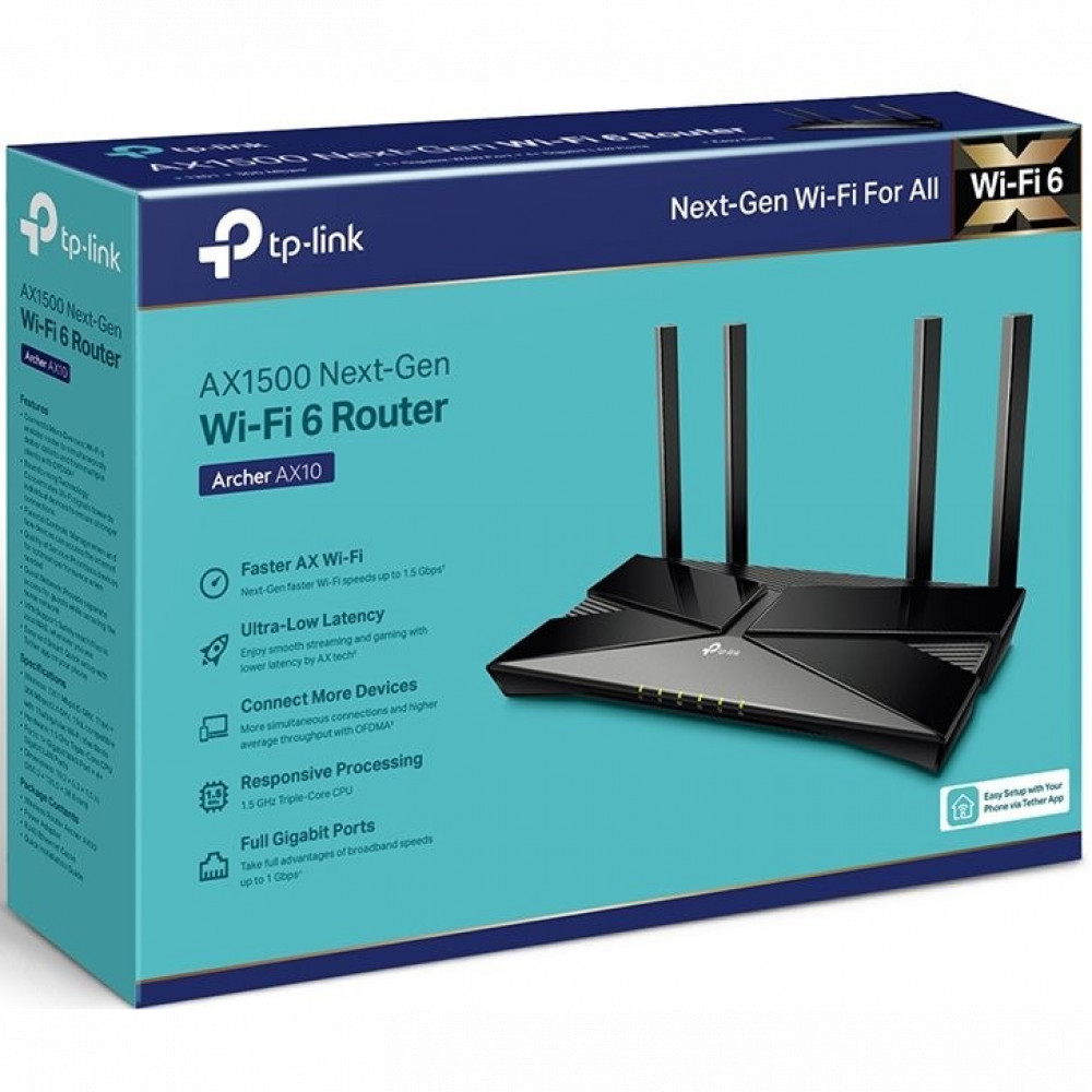 Маршрутизатор для дома TP-Link Archer AX10 - миниатюра 4