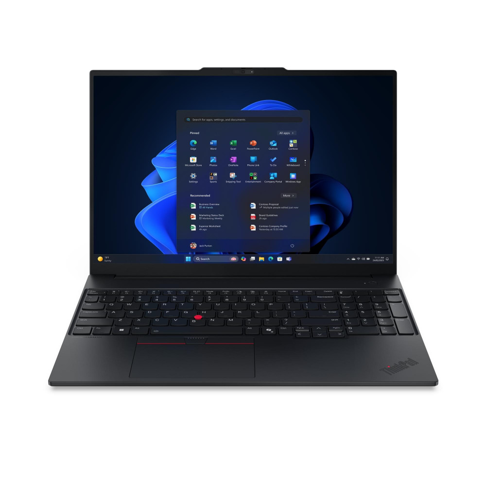 Ноутбук Lenovo ThinkPad E16 G3 21SR0048FW 16 ", WUXGA 1920x1200 (16:10), Intel, Core Ultra 5, 16 Гб, 512 ГБ, Intel Graphics — фото товара