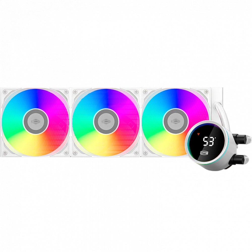 Система охлаждения PCcooler DA360 Pro ARGB Digital White DA360 Pro ARGB Digital WH Для процессора — фото товара