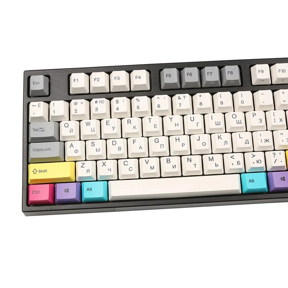 Клавиатура Varmilo CMYK, VPM108, Varmilo EC V2 Sakura, Wired, Gaming, Black, USB 306832 Проводная, USB - миниатюра 4