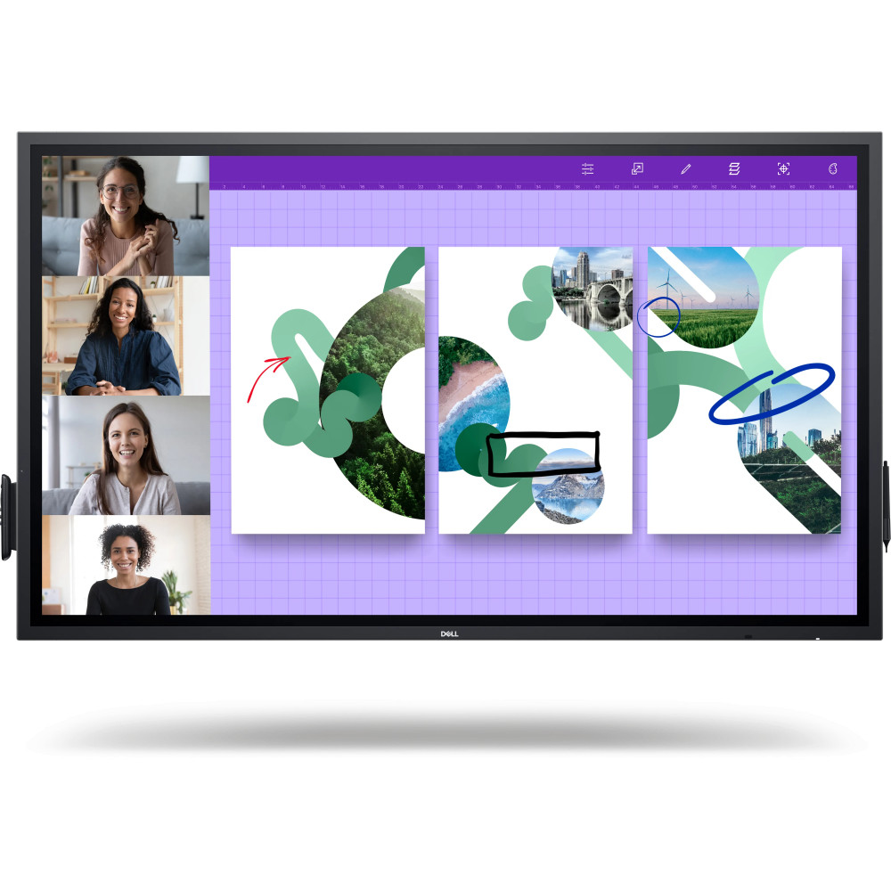 Монитор Dell P6524QT 210-BJKJ 65 ", IPS, 4K UHD 3840x2160 (16:9), 60 Гц — фото товара