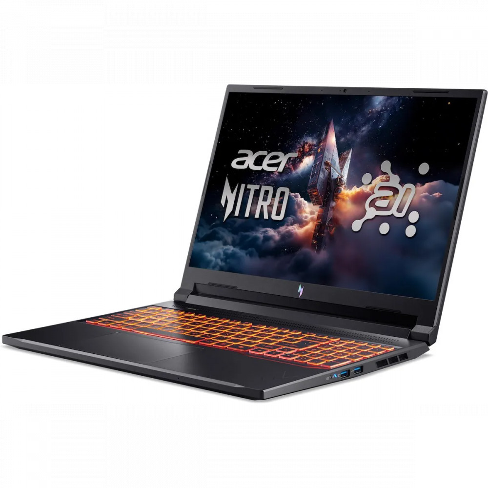 Ноутбук Acer Nitro V 16 AI ANV16-42-R7PG NH.U1FER.002 16 ", WUXGA 1920x1200 (16:10), AMD, Ryzen 7, 16 Гб, 1 ТБ, nVidia GeForce RTX 5070 - миниатюра 3