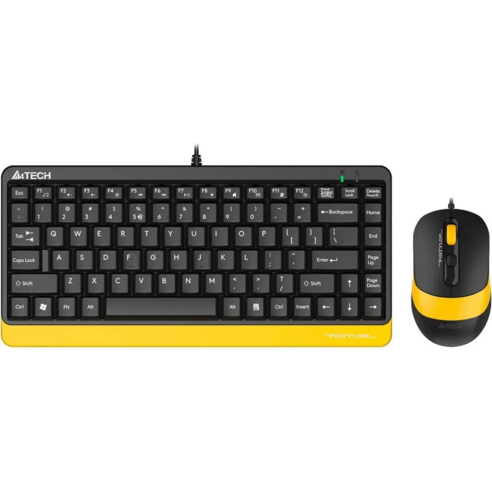 Клавиатура + мышь A4Tech A4TECH FSTYLER F1110 F1110 BUMBLEBEE — фото товара