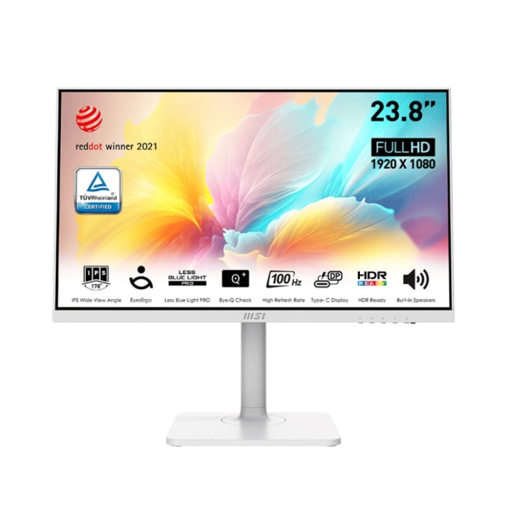 Монитор MSI PRO MP2412PW 9S6-3PA59H-096 23.8 ", IPS, Full HD 1920x1080 (16:9), 100 Гц — фото товара
