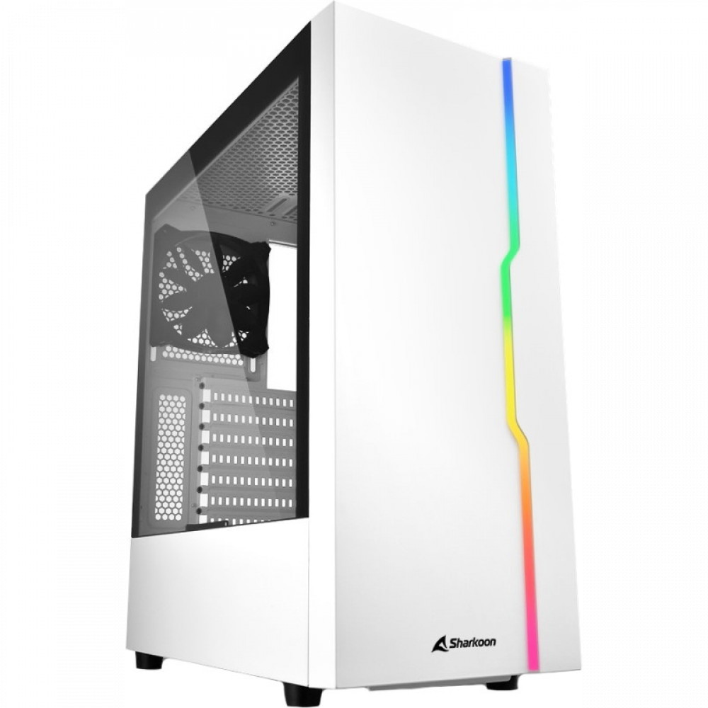 Корпус Sharkoon RGB SLIDER WHITE RGB SLIDER wh Mid-Tower — фото товара