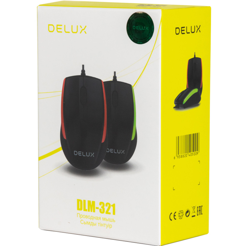Мышь Deluxe DLM-321OGB Бюджетные, Беспроводная - миниатюра 3