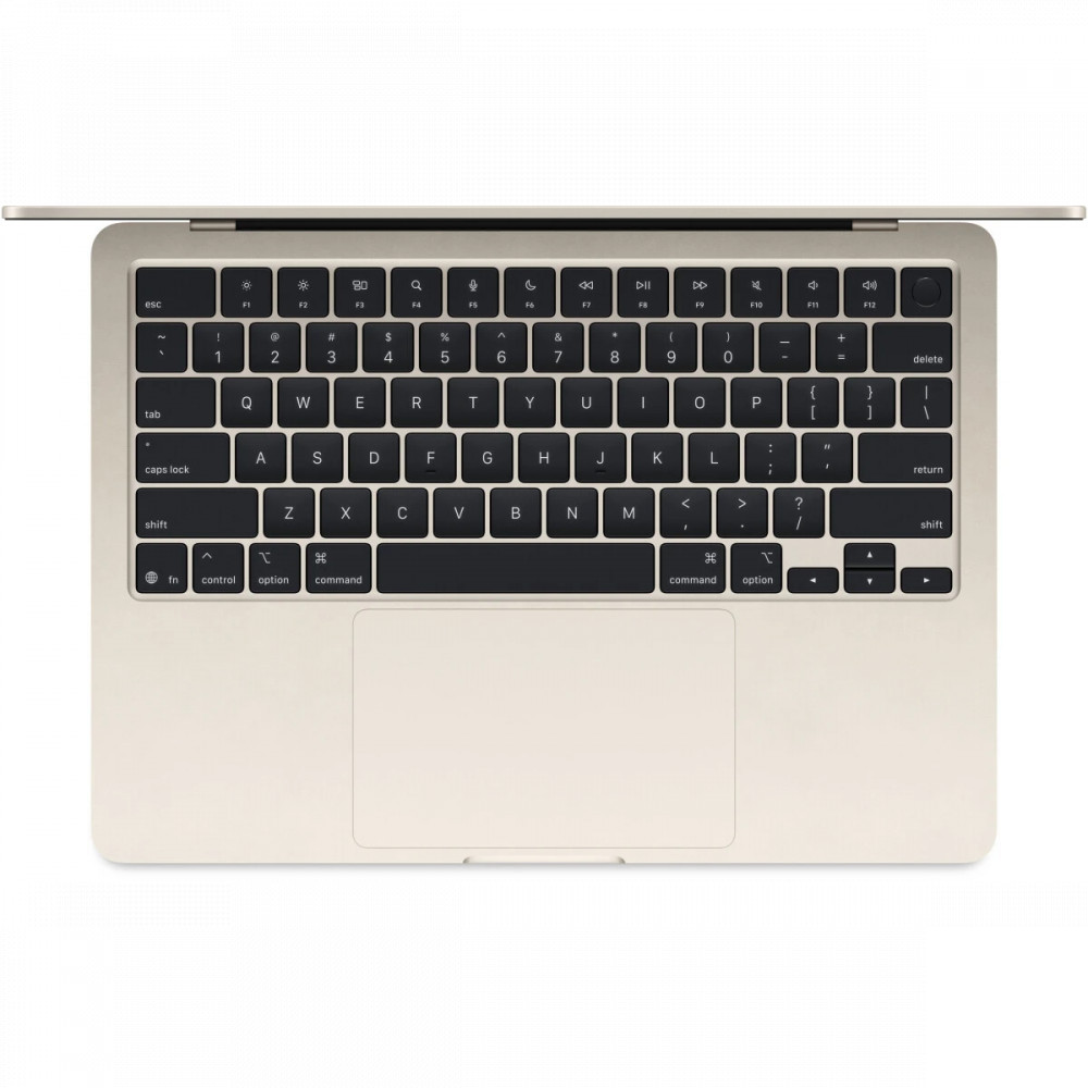 Ноутбук Apple MacBook Air 13 Starlight (M4, 2025) (MW103LL/A) 13.6 ", WQXGA 2560x1664 (16:10), Apple, M4 series, 16 Гб, 512 ГБ, Apple M4 10-core, Mac OS - миниатюра 2