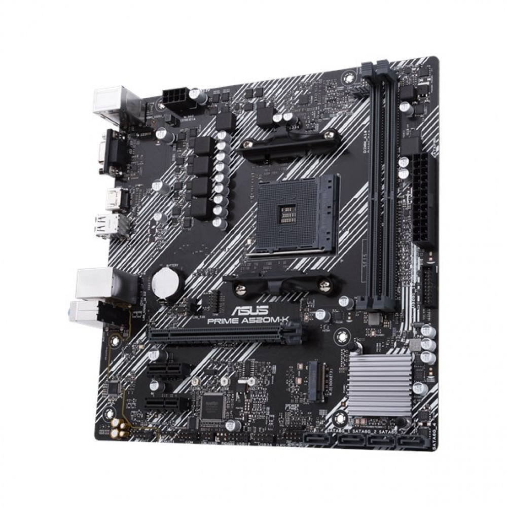 Материнская плата Asus PRIME A520M-K DDR4 Micro-ATX, AMD AM4 - миниатюра 4