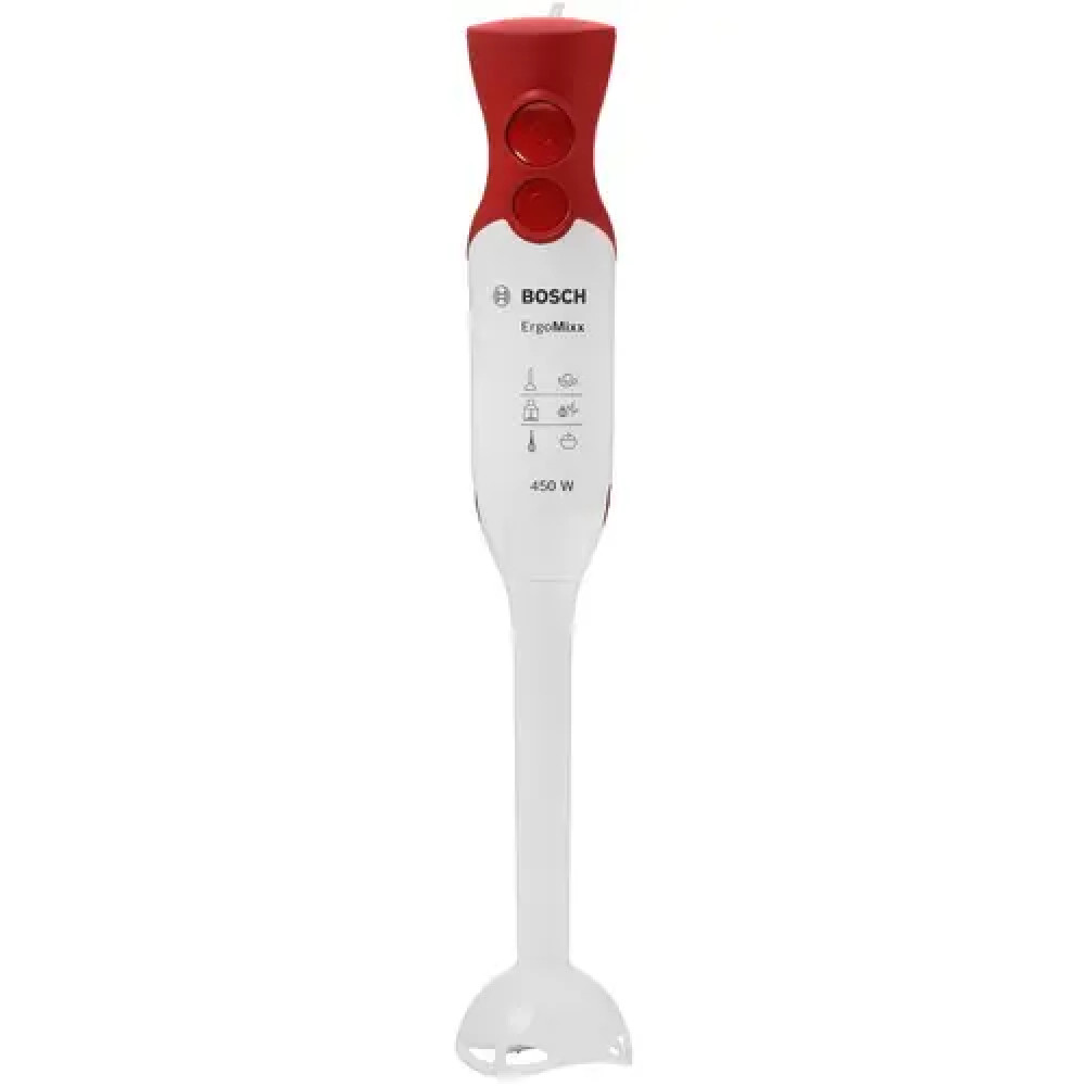 Блендер Bosch MSM64010 White/red Погружной, 450 Вт - миниатюра 2