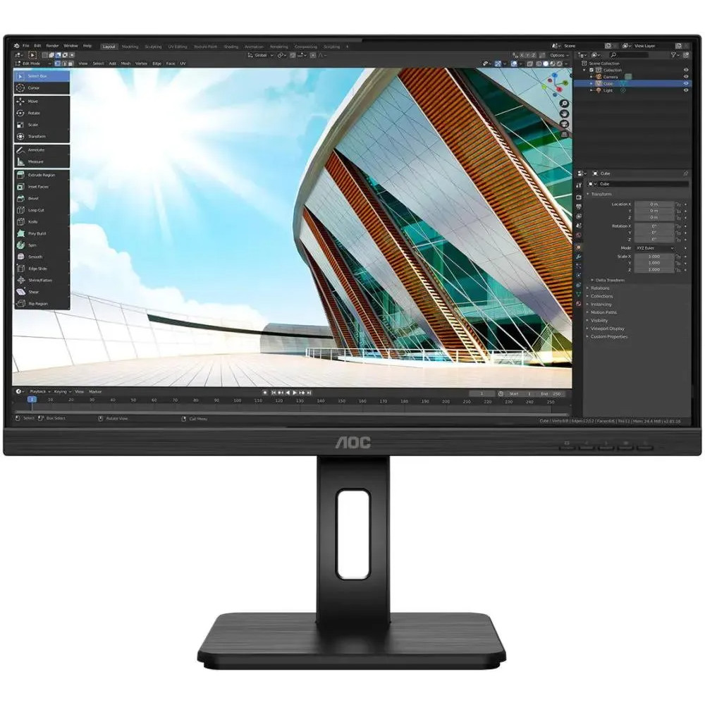 Монитор AOC Pro Q24P2Q 23.8 ", IPS, Quad HD 2560x1440 (16:9), 75 Гц - миниатюра 2