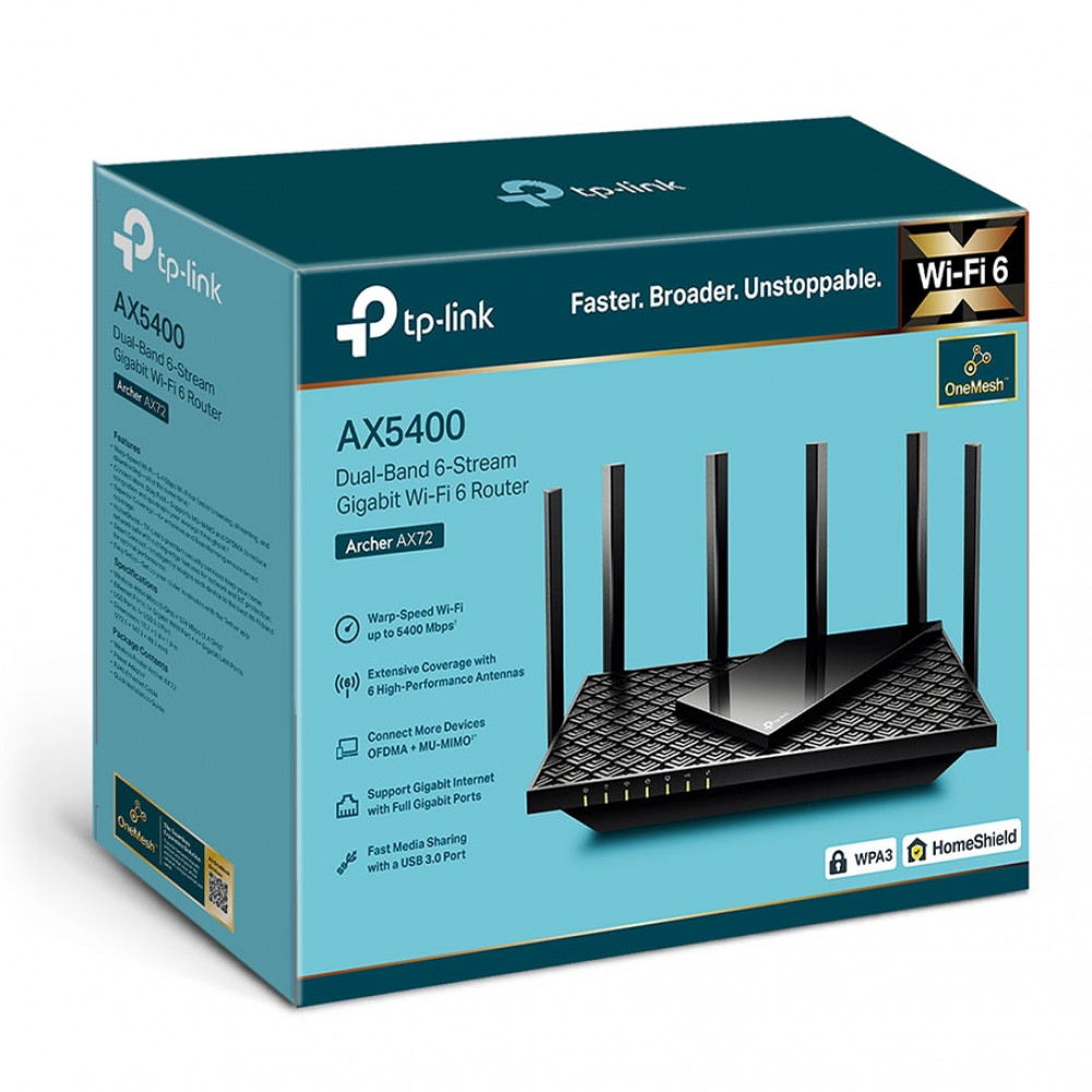 Маршрутизатор для дома TP-Link Archer AX72 - миниатюра 4