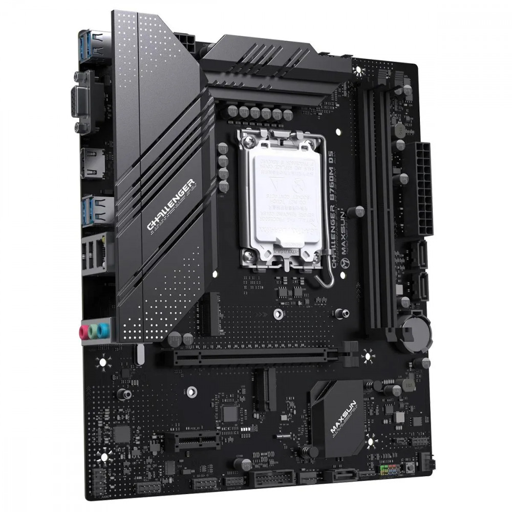 Материнская плата Maxsun Challenger B760M D5 WIFI 6940709660386 Micro-ATX, LGA 1700 - миниатюра 2