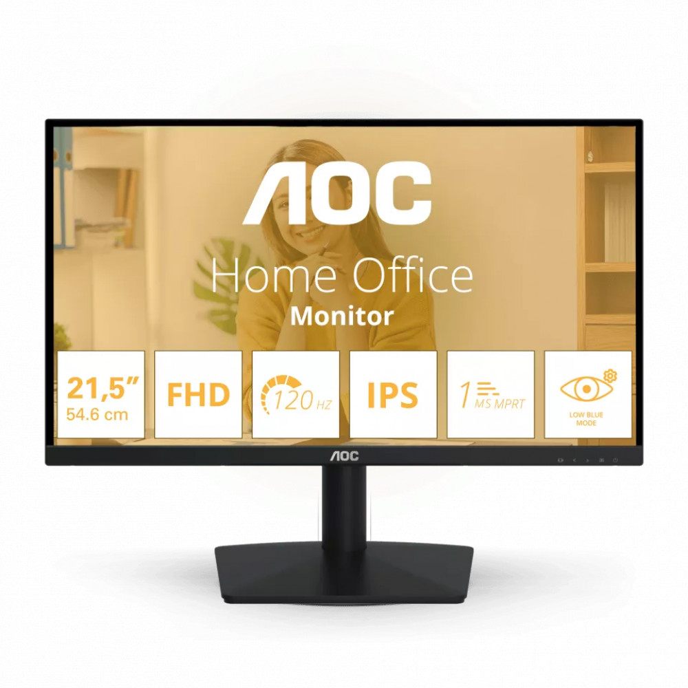 Монитор AOC 22B15H2/01 21.5 ", IPS, Full HD 1920x1080 (16:9), 120 Гц — фото товара