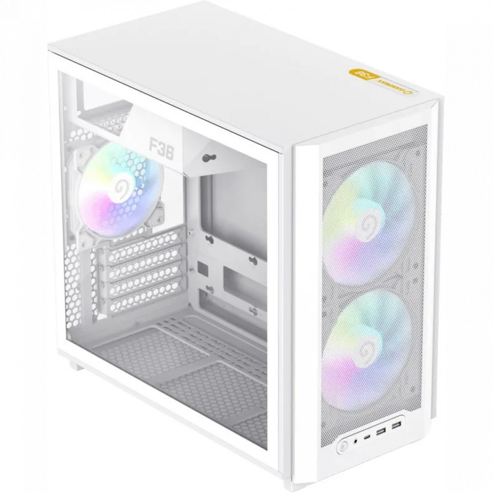 Корпус GameMax F36 WH - White 1116-4036R0010 Mini-Tower - миниатюра 3