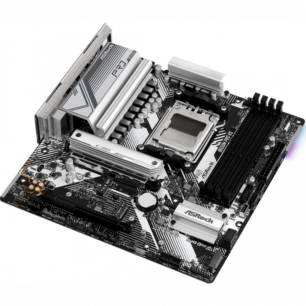 Материнская плата ASRock B650M PRO RS Micro-ATX, AMD AM5 - миниатюра 4