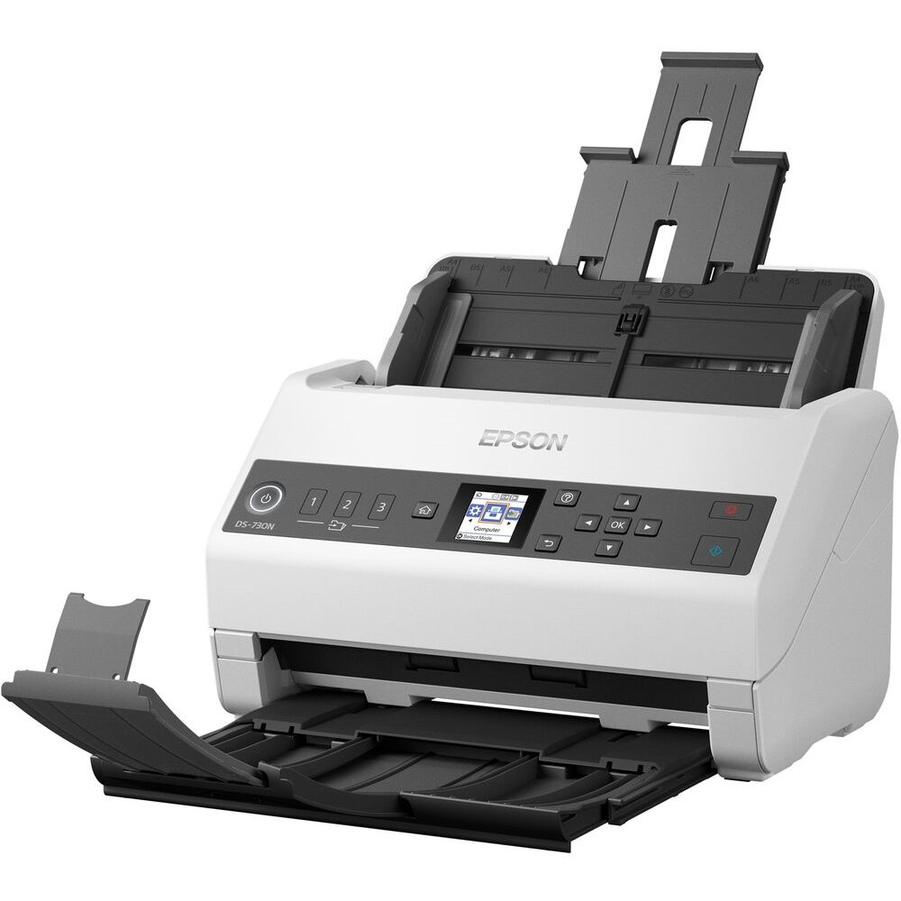 Протяжный сканер Epson WorkForce DS-730N B11B259401 A4, CIS - миниатюра 3