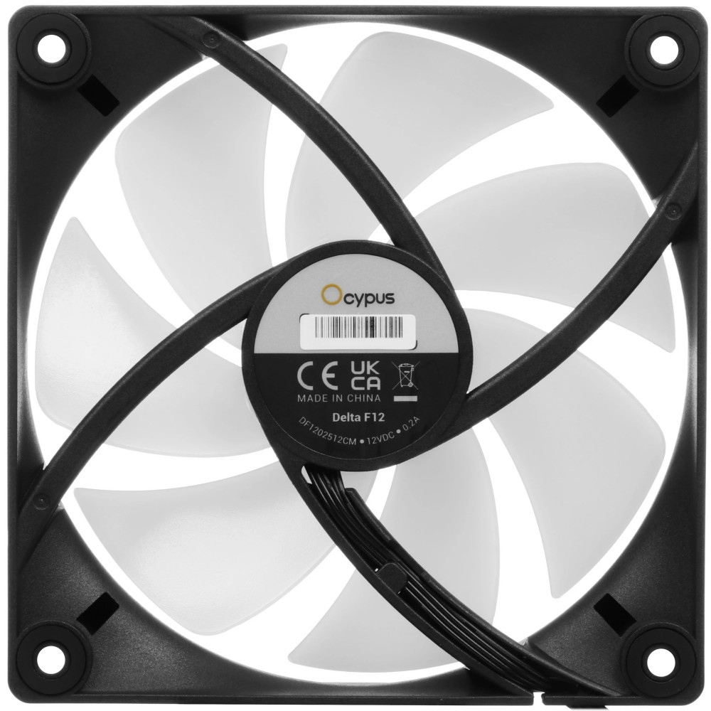 Система охлаждения Ocypus Delta F12 BK ARGB 3-IN-1 Delta-F12-BK3AM00X-GL Для системного блока - миниатюра 2