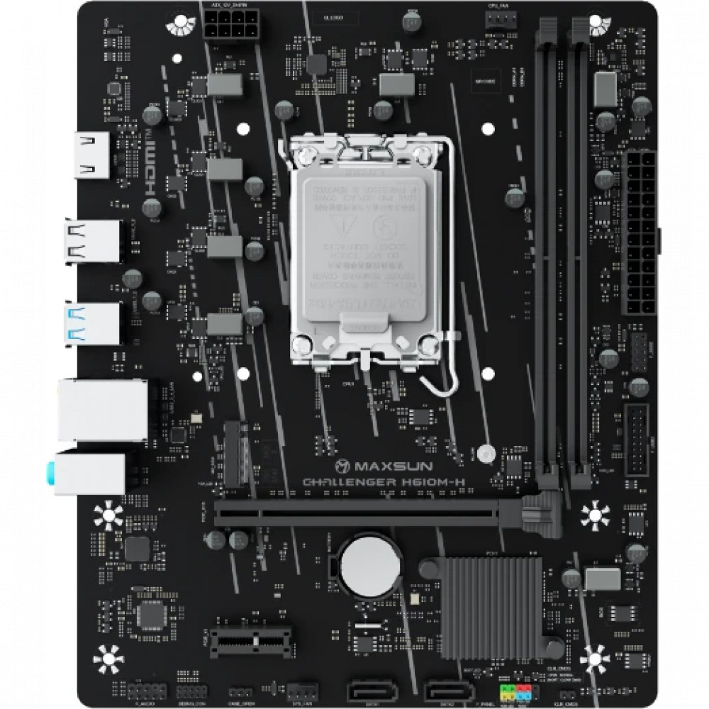 Материнская плата Maxsun Challenger H610M-H V1 MS-Challenger H610M-H V1 Micro-ATX, LGA 1700 — фото товара