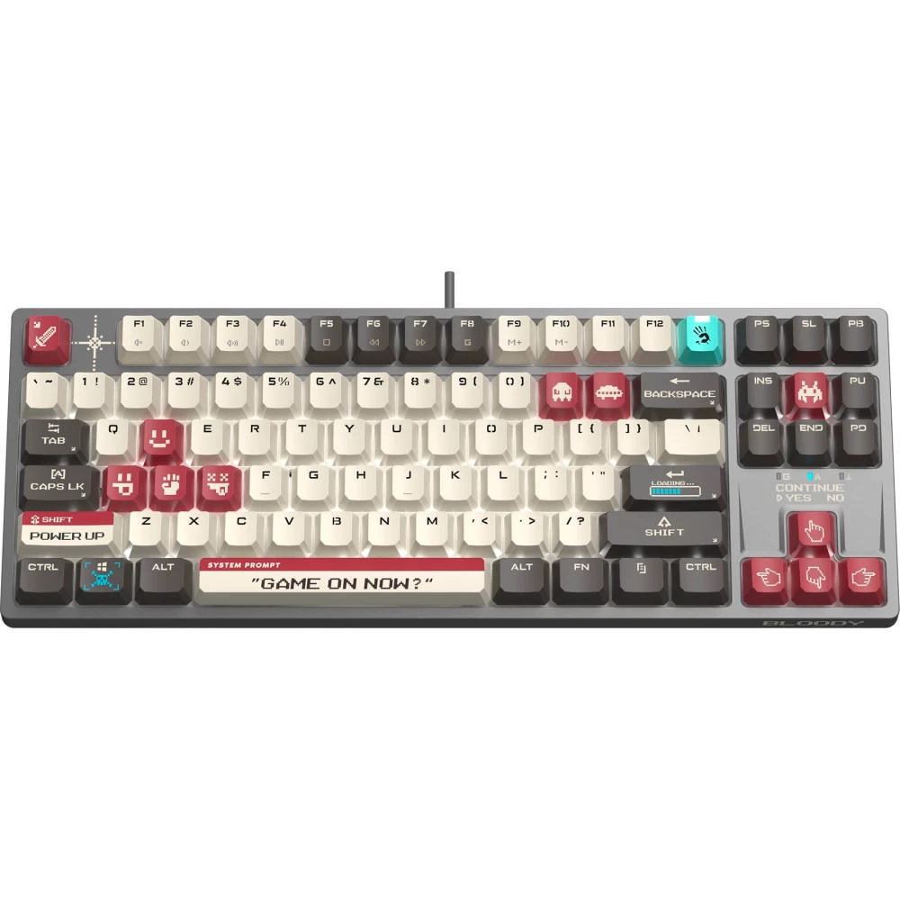 Клавиатура A4Tech S87 Pixels Red S87 PIXELS Проводная, USB - миниатюра 2