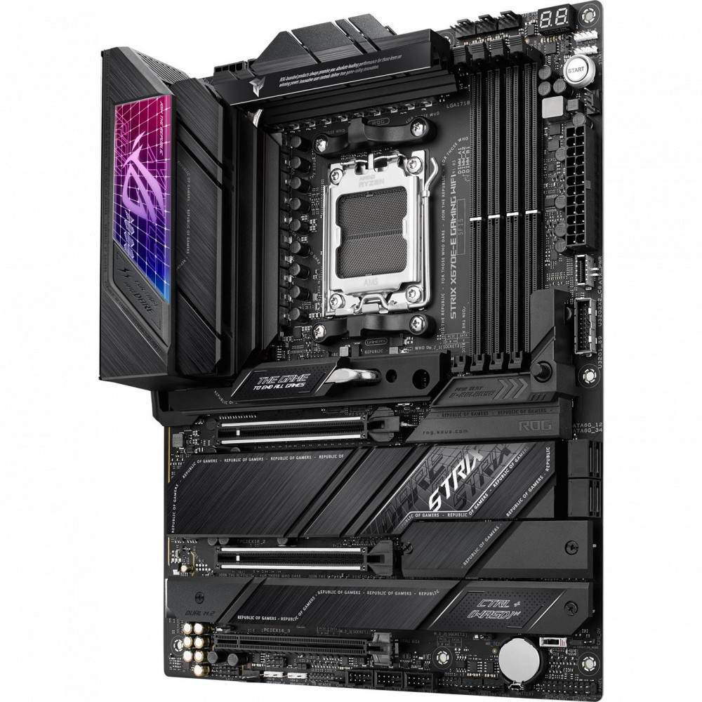 Материнская плата Asus ROG STRIX X670E-E GAMING WIFI ATX, AMD AM5 - миниатюра 3