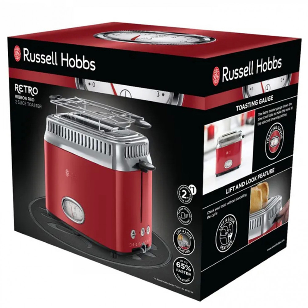 Тостер Russell Hobbs 21680-56 23370036001 1100 Вт - миниатюра 3