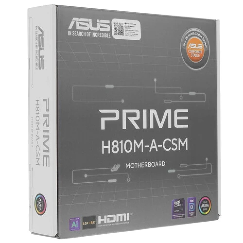 Материнская плата Asus PRIME H810M-A-CSM 90MB1KK0-M0EAYC Micro-ATX, LGA 1851 - миниатюра 5