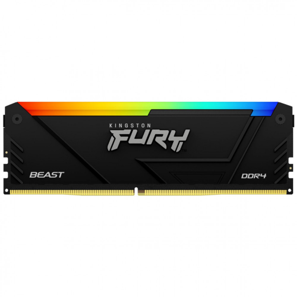 ОЗУ Kingston Fury Beast RGB KF432C16BB12A/16 DIMM, DDR4, 16 Гб, 3200 МГц — фото товара