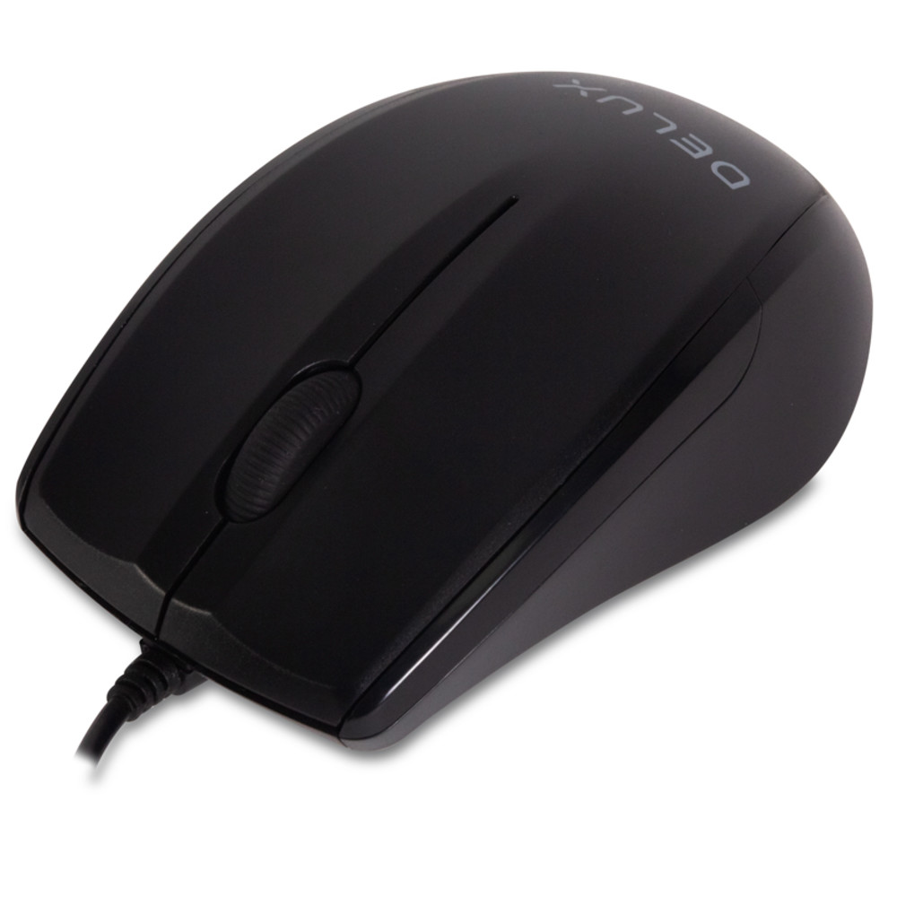 Мышь Deluxe Delux DLM-321OUB Black Бюджетные, Проводная - миниатюра 2