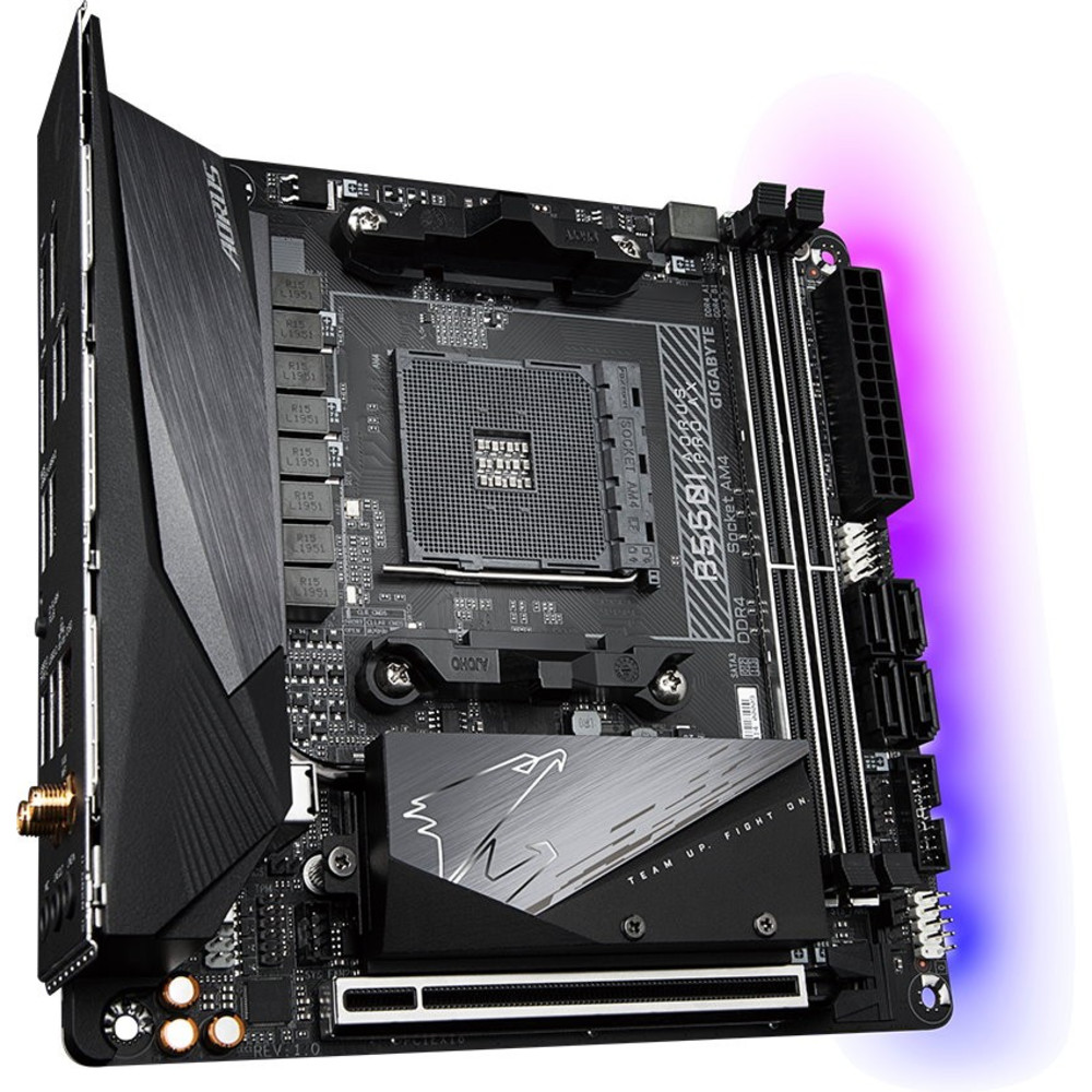 Материнская плата Gigabyte B550I AORUS PRO AX Mini-ITX, AMD AM4 — фото товара
