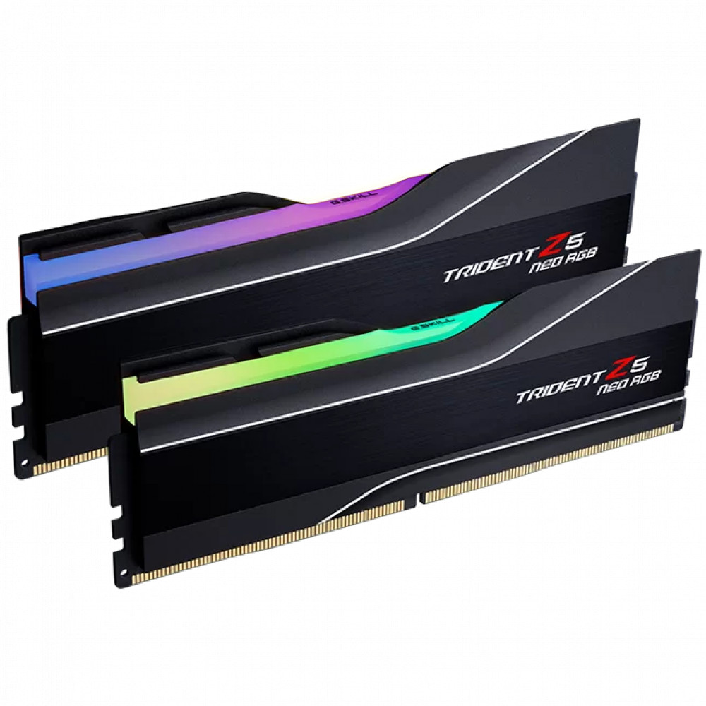 ОЗУ G.Skill Trident Z5 Neo RGB F5-6000J3040G32GX2-TZ5NR DIMM, DDR5, 64 Гб, 6000 МГц — фото товара