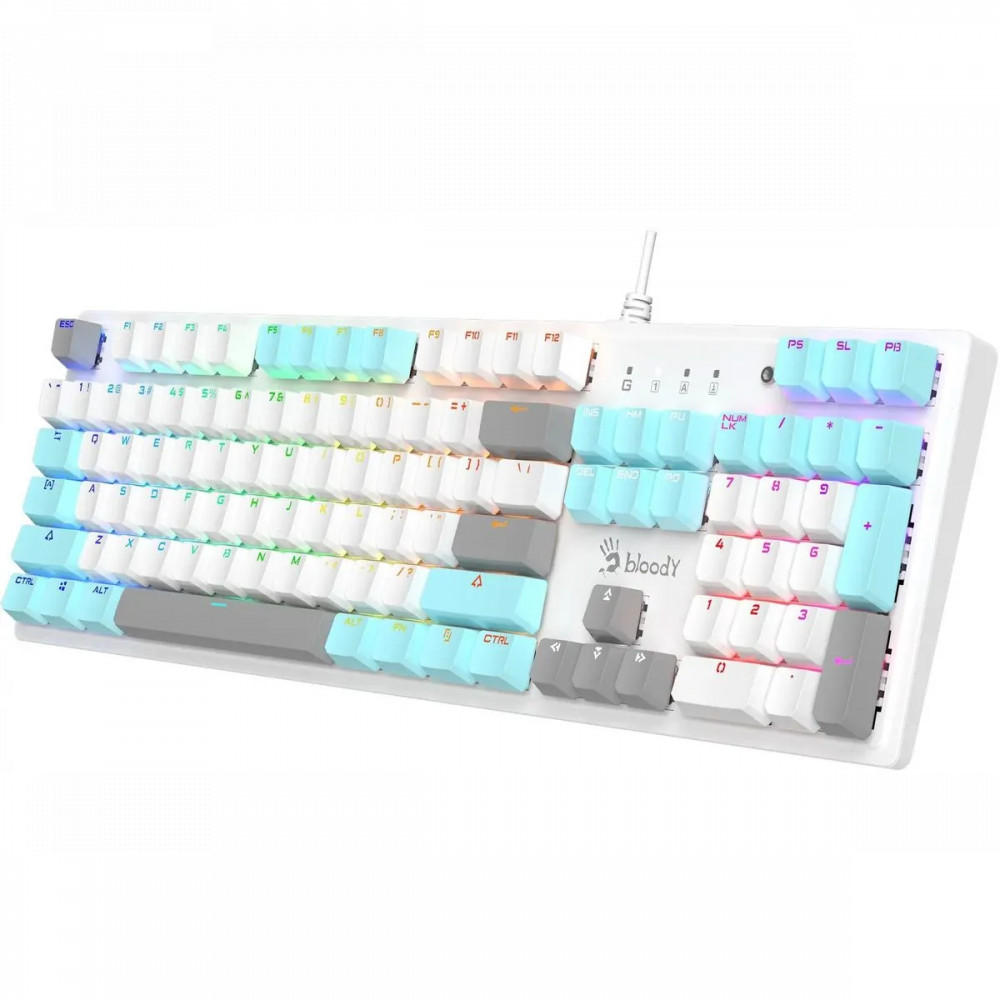 Клавиатура Bloody S520N ICY WHITE Проводная, USB - миниатюра 2