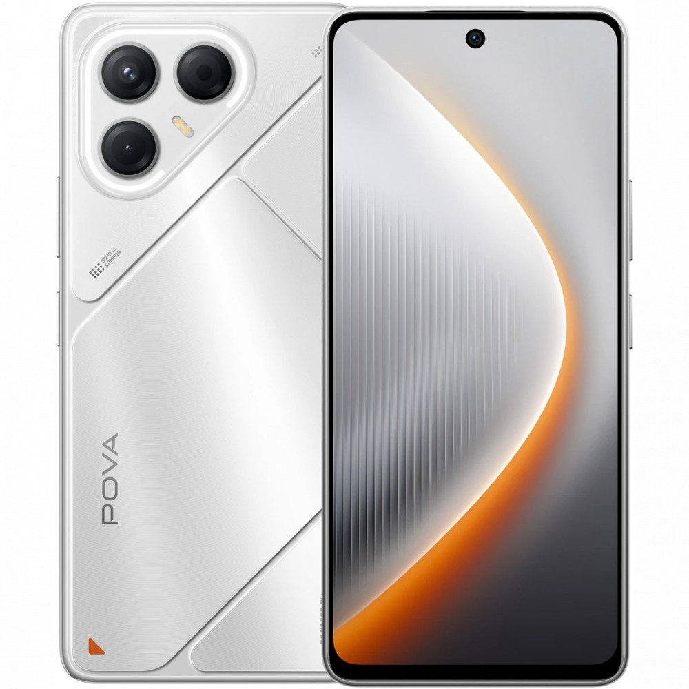 Смартфон TECNO Pova 7 5G 8/256Gb Magic Silver LJ7 256+8 MAGIC SILVER 256 Гб, 8 Гб — фото товара
