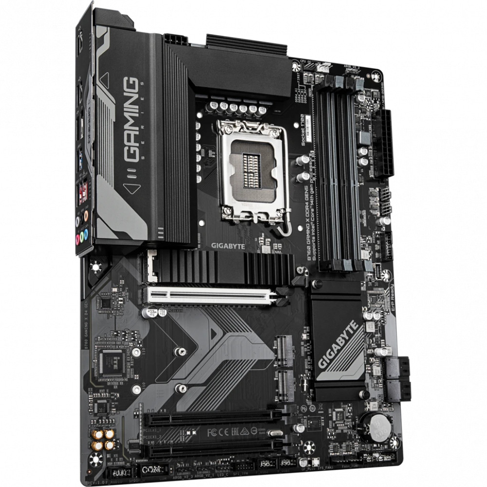Материнская плата Gigabyte B760 Gaming X D4 Gen5 ATX, LGA 1700 - миниатюра 2