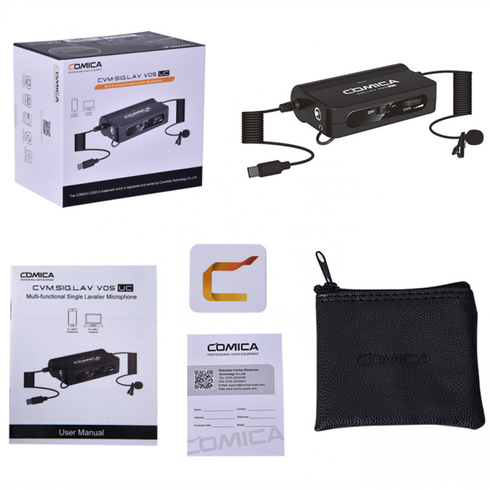 Микрофон COMICA CVM-SIG.LAV V05 UC - миниатюра 5
