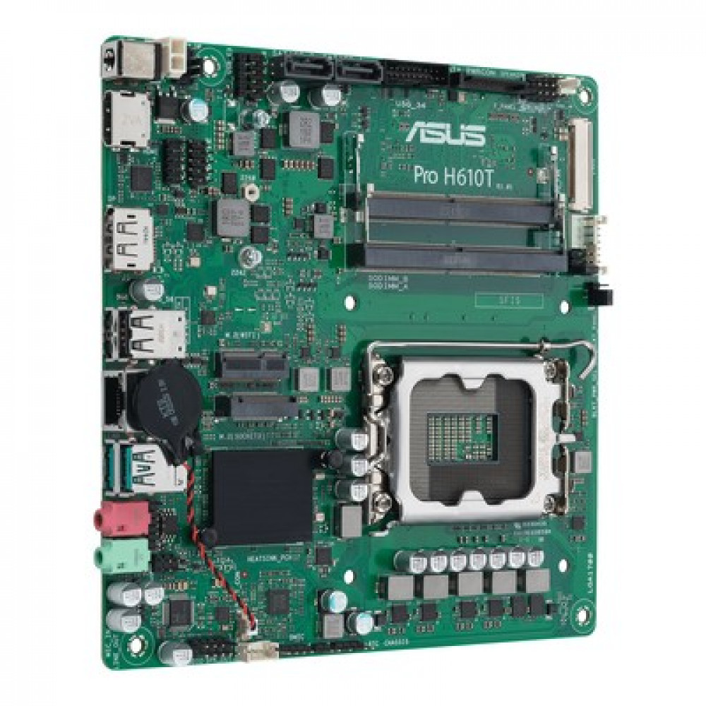 Материнская плата Asus PRO H610T-CSM Mini-ITX, LGA 1700 - миниатюра 2