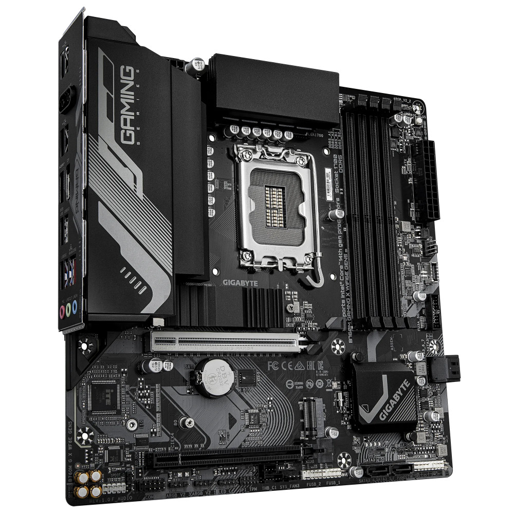 Материнская плата Gigabyte B760M GAMING X WIFI6E GEN5 B760M G X WF6E GEN5 Micro-ATX, LGA 1700 - миниатюра 2