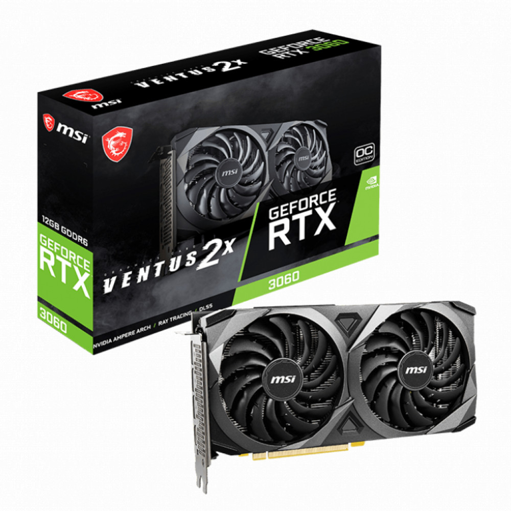 Видеокарта MSI NVIDIA GeForce RTX 3060 RTX 3060 VENTUS 2X 12G 12 ГБ - миниатюра 4