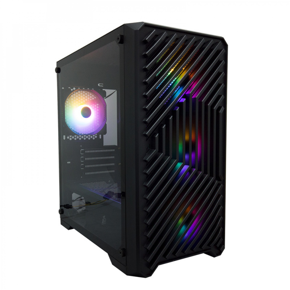 Корпус 1STPLAYER T5-BK-4F2C3 Mini-Tower — фото товара