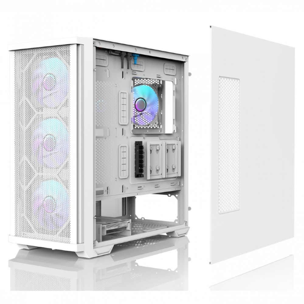 Корпус Zalman Z10 DUO White Mid-Tower - миниатюра 3