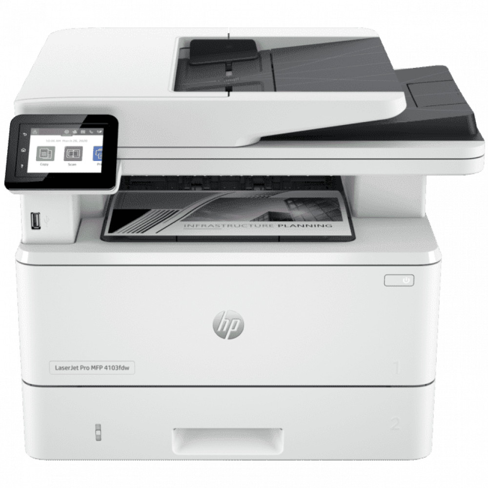 МФУ HP LaserJet Pro 4103fdw 2Z629A А4, Лазерный, Монохромная - миниатюра 2