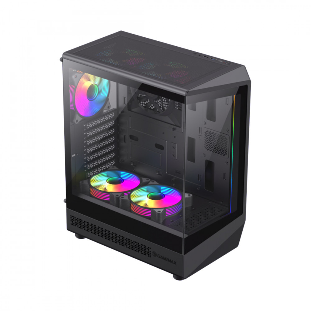 Корпус GameMax Vista COC AB Black 12380600001 Mid-Tower - миниатюра 3
