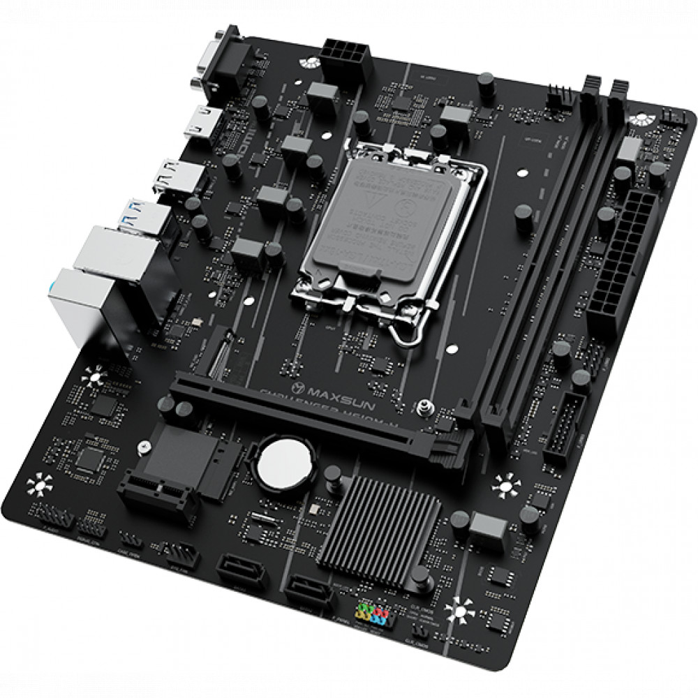 Материнская плата Maxsun Challenger H610M-H WIFI 6940709662359 Micro-ATX, LGA 1700 - миниатюра 4