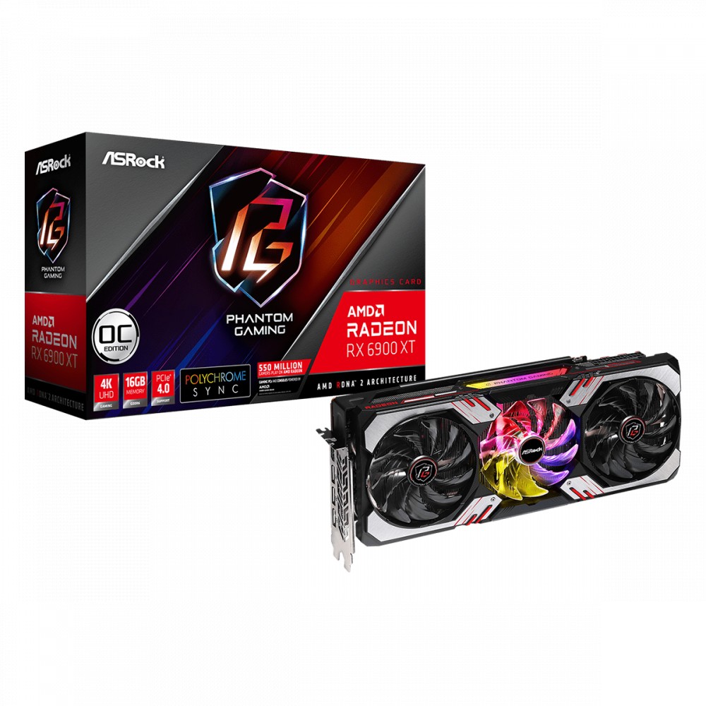 Видеокарта ASRock RX6900XT PGD 16GO 16 ГБ - миниатюра 6