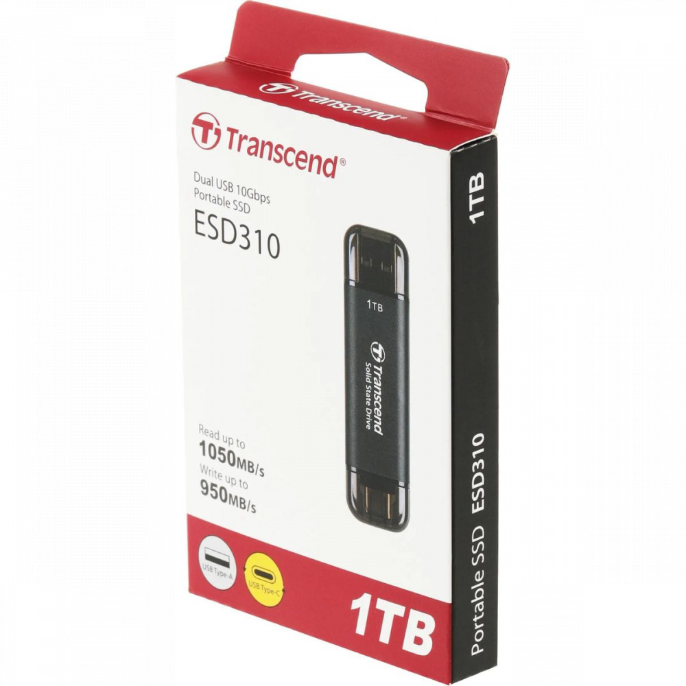 Внешние накопители Transcend ESD310 TS1TESD310C 1 ТБ - миниатюра 8
