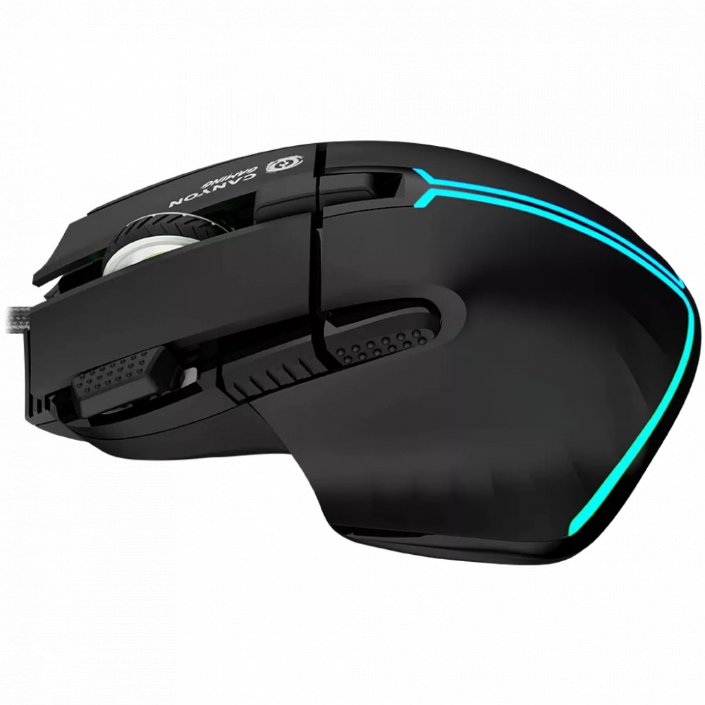 Мышь Canyon Fortnax GM-636 RGB 9buttons Wired Black CND-SGM636B Игровые, Проводная - миниатюра 4