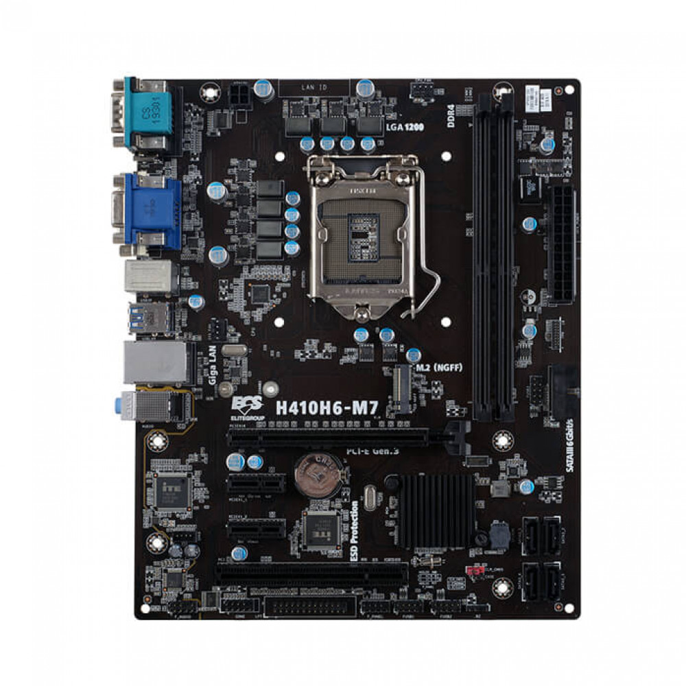 Материнская плата EliteGroup H410H6-M7 Micro-ATX, LGA 1200 — фото товара