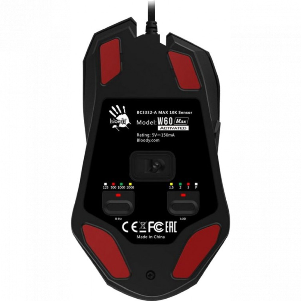 Мышь A4Tech Bloody W60-Max Gun Grey Игровые, Проводная - миниатюра 5