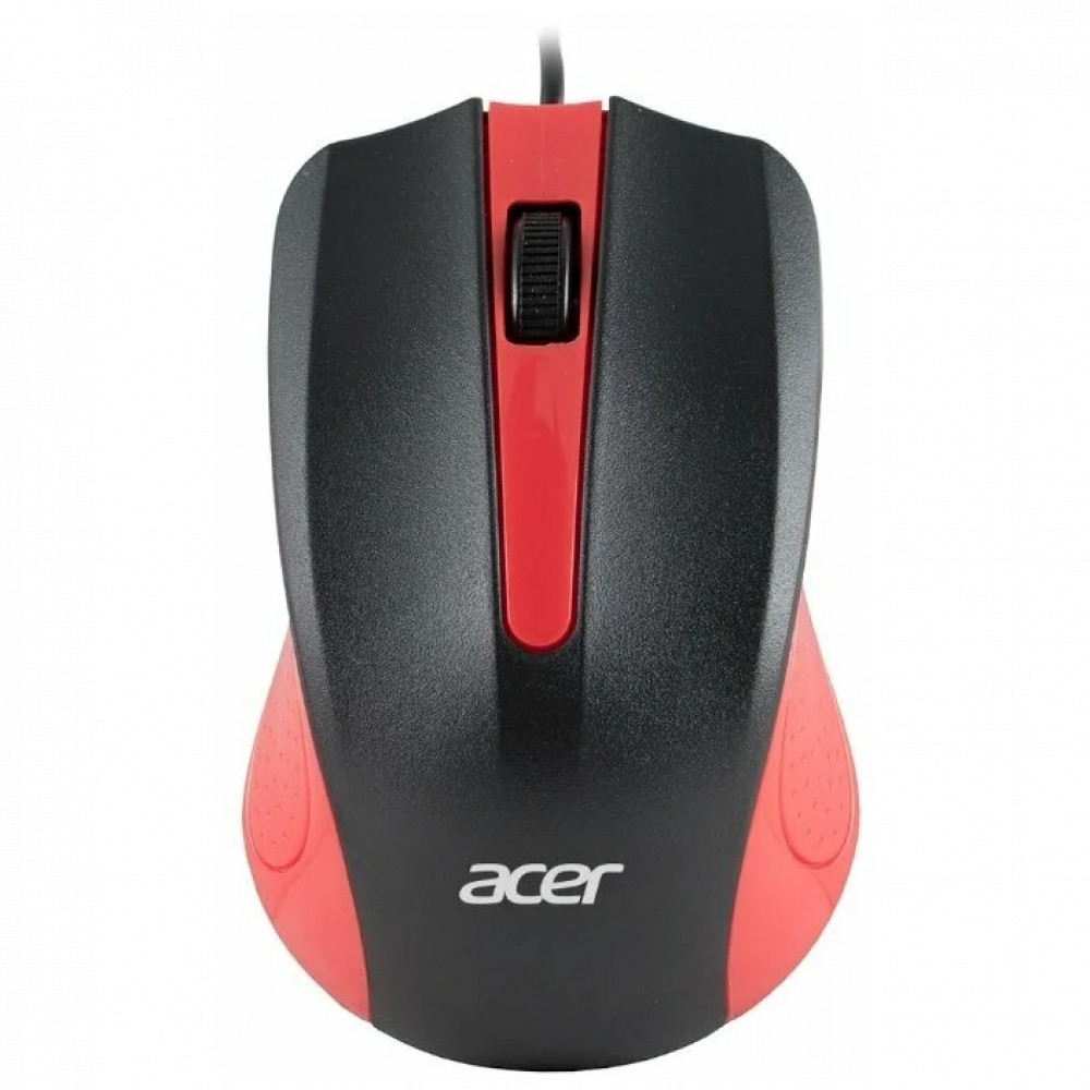 Мышь Acer OMW012 черный/красный ZL.MCEEE.003 Бюджетные, Проводная — фото товара