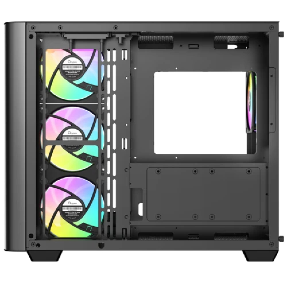 Корпус Ocypus Iota C70 Curve ARGB Iota-C70-BKD400CD-GL Mid-Tower - миниатюра 5
